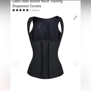 NWOT • Latex Steel Boned Waist Training Shapewear Corset • Size 4x •
